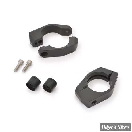 AV / KIT DE DEPLACEMENT DE CLIGNOTANTS AVANT - POUR TUBES DE FOURCHE DE 35MM - DAYTONA - NOIR - 89855
