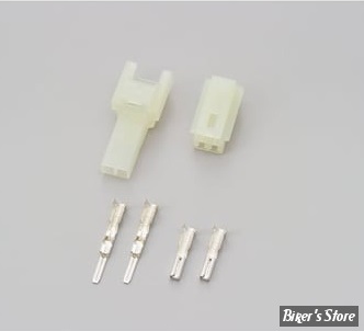 PRISE TYPE HM connector kit- 2 BROCHES 