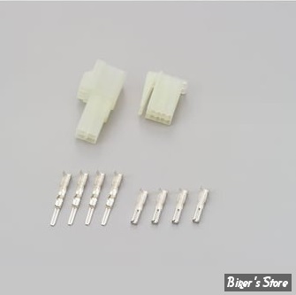 PRISE TYPE HM connector kit- 4 BROCHES 