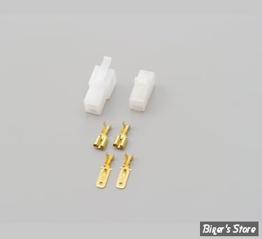 PRISE TYPE 250 connector kit - Reverse lock - 2 BROCHES 