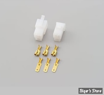 PRISE TYPE 250 connector kit - Reverse lock - 3 BROCHES 
