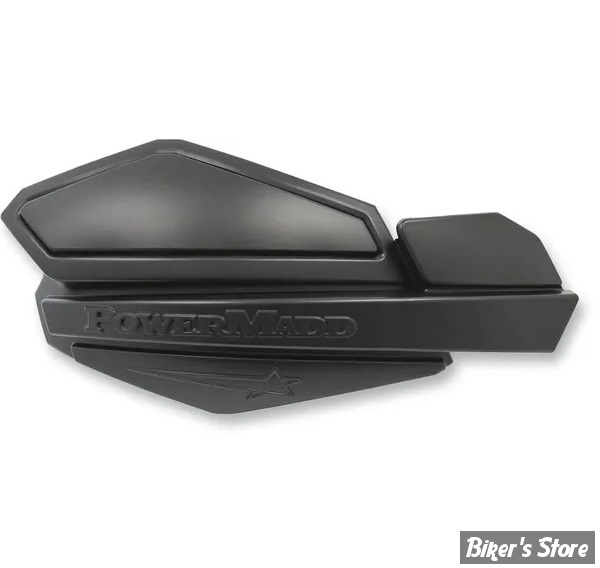 - DEFLECTEURS POUR MAINS - POWERMADD  - Star Series Handguards - COULEUR : NOIR MAT - 34233