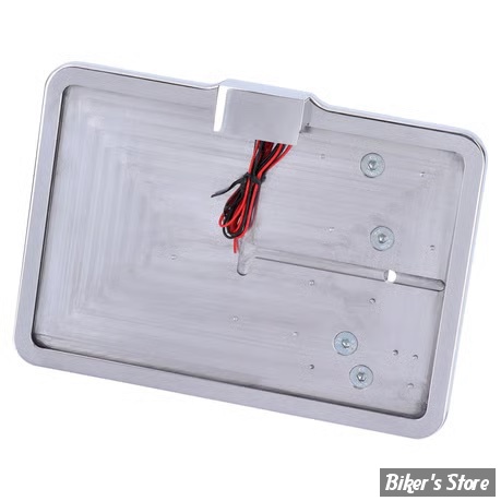PLAQUE LATERALE - 143 X 210 - DYNA 1991/2017 - CPV - SLIDE-IN LICENSE PLATE - AVEC FEU LARGELIGHT LED - POLI - 0537