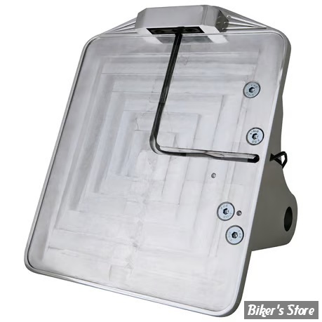 PLAQUE LATERALE - 180 X 200 - SOFTAIL 1984/2007 - SLIDE-IN LICENSE PLATE - AVEC FEU LARGELIGHT LED - GERMANY - POLI - 0448