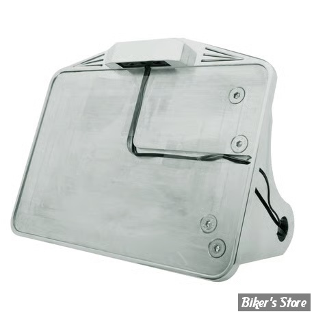 PLAQUE LATERALE - 143 X 210 - SOFTAIL 1984/2007 - CPV -  AVEC FEU LARGE LED - POLI - 0267