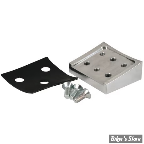 - BLOC DE MONTAGE - SUPPORT DE CADRE / CHASSIS DE PLAQUE CPV - ANGLE 11° - FINITION : POLI - 0062B
