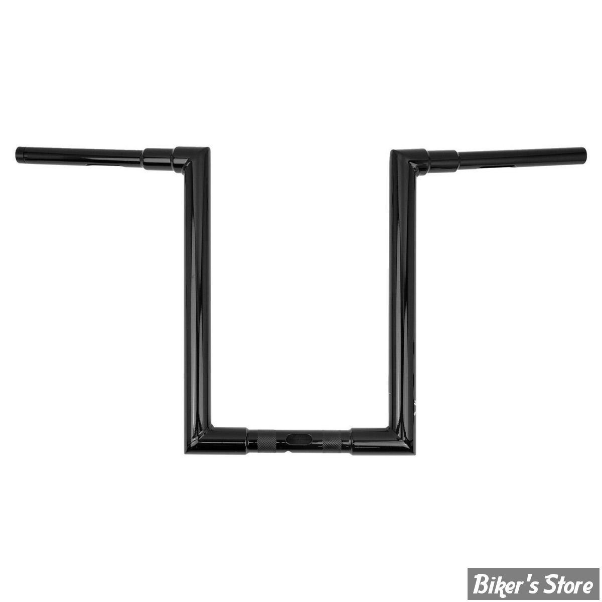 GUIDON 38MM SUR RISERS 32MM - HAUTEUR : 40.00 CM / 16" - BURLY - JASON BAR - TOURING FLTR/X/ST 15/23 - DIAMÈTRE : 1 1/2 / 38MM - NOIR -  B12-6092B