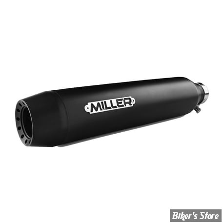 - SILENCIEUX - MILLER - SOFTAIL TWINCAM FLSTF 103" 2017 / FLSTSB 103" 2017 - MONTANA II - EMBOUT : TAPERED : NOIR / CORPS : NOIR - EURO 4 - HD-FLSTFB-II-X5.11