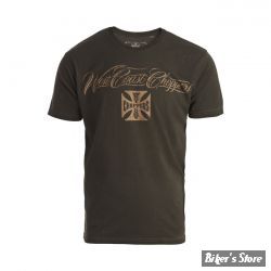 TEE-SHIRT MANCHES COURTES - WCC - EAGLE CREST OIL DYE - COULEUR : ANTHRACITE - TAILLE : M