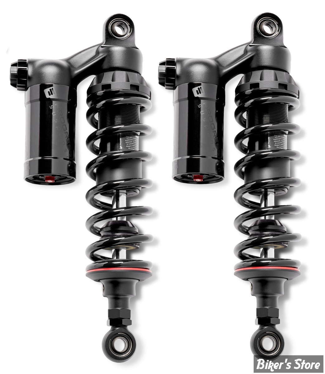 AMORTISSEURS - 12" / 30.48CM - PROGRESSIVE SUSPENSION - SERIE PS 990 SPORT SERIE - HEAVY DUTY - TOURING 80UP- NOIR - 574025