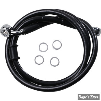 DURITE DE FREIN AVANT - SPORTSTER 1200N/X 18UP - LONGUEUR : +2" ( 121CM / 47 3/4") - OEM 41800763 - NOIR
