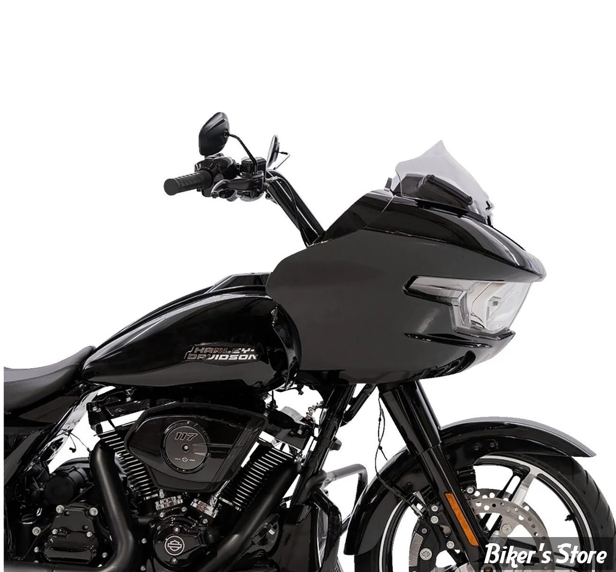 PARE BRISE - FLTRX/SE 2023UP / FLTRX 2024UP - HAUTEUR 20.30CM / 8" - KLOCK WERKS - SPORT FLARE™ WINDSHIELDS - COULEUR : CLEAR / CLAIR - KWW-01-0708-C