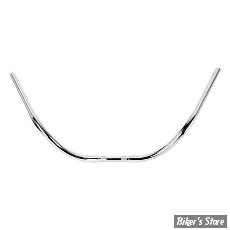 - GUIDON 32mm SUR RISERS 25.40MM / GUIDON BEACH BAR - 1 1/4" - BURLY BRAND - 1-1/4" BIKINI Beach Bar handlebar - CHROME - B12-3501C