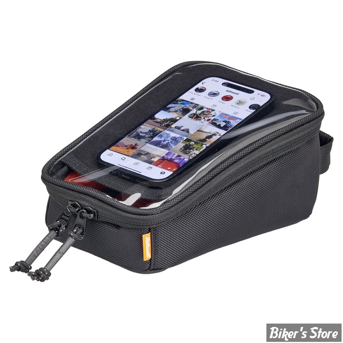 SAC DE RESERVOIR - BILTWELL - EXFIL-2 MINI TANK BAG - MAGNETIC - NOIR - 3021-01