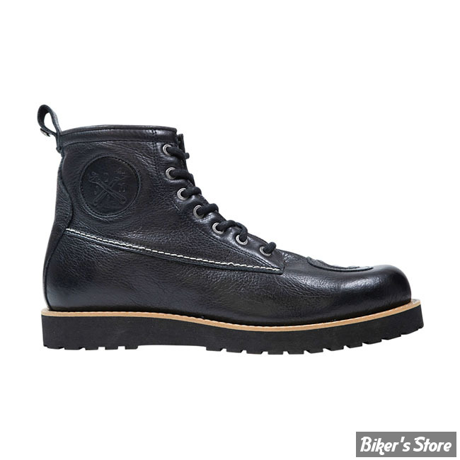 BOTTINES - JOHN DOE MOTORCYCLE - RIDING BOOTS IRON - NOIR - POINTURE 43