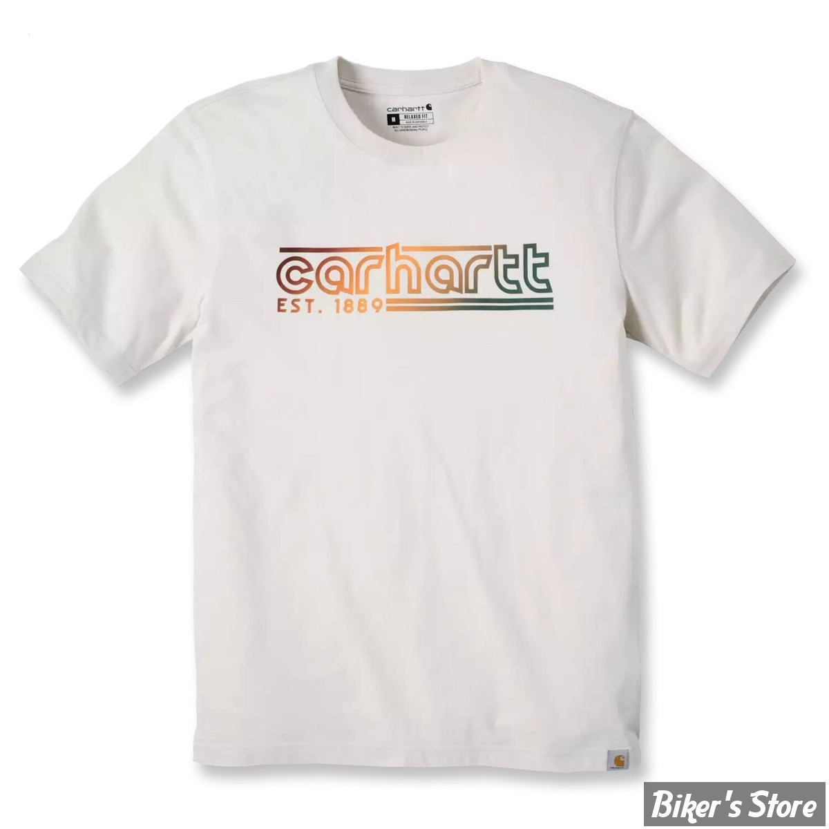 TEE-SHIRT - CARHARTT - LOGO GRAPHIQUE - BLANC - TAILLE XXL