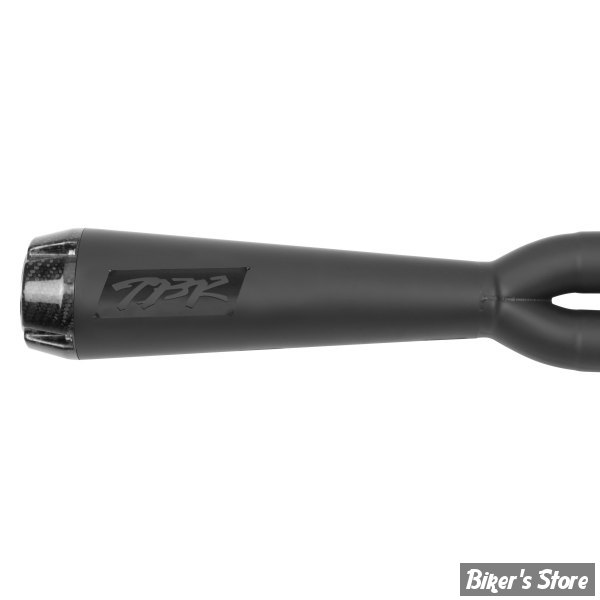 - ECHAPPEMENT - TWO BROTHERS RACING - SOFTAIL M8 FLSB / FLHC - COMP-S 2/1 - NOIR / EMBOUT : CARBONE - 005-4960199-BSG- 753192