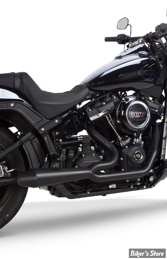 - ECHAPPEMENT - TWO BROTHERS RACING - SOFTAIL M8 FLSB / FLHC - COMP-S 2/1 GEN II - NOIR - 005-4970199-BSG- 753195