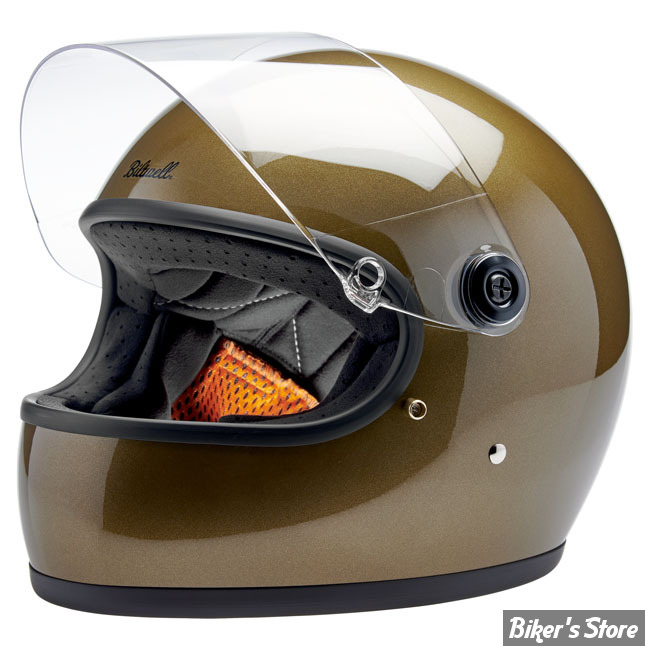 CASQUE INTEGRAL - BILTWELL - GRINGO S / ECE R22.06 - UGLY GOLD METALLIC - TAILLE XXL