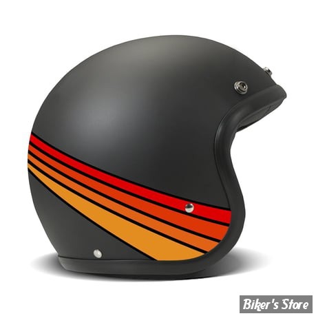 - CASQUE JET - DMD - RETRO - FUOCO - ECE 22.06 - TAILLE L
