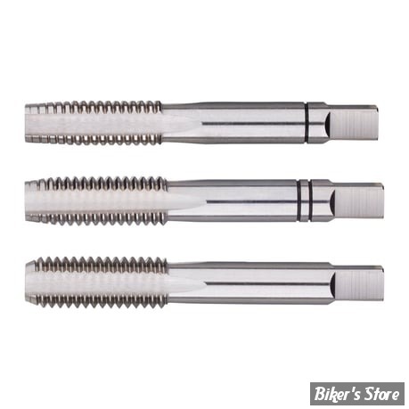 TARAUD 5/8" - 11 - PROFILÉ CARRÉ : 9.0MM - Rotec, HSS Hand tap set, 3 pcs, DIN 352, UNC 5/8" -11 - 307.0026
