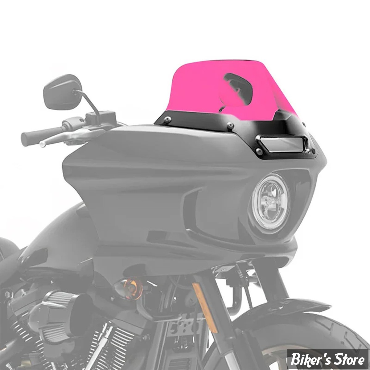 PARE BRISE -  ZODIAC - FXLRST 22UP  - HAUTEUR : 7" / 17.80CM - COULEUR : ROSE