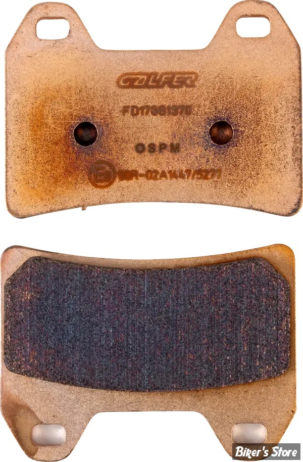 - PLAQUETTES DE FREIN - AVANT - OEM 2202492 - VICTORY 1998/2007 - GALFER - METAL FRITTÉ SINTERED - FD176G1370
