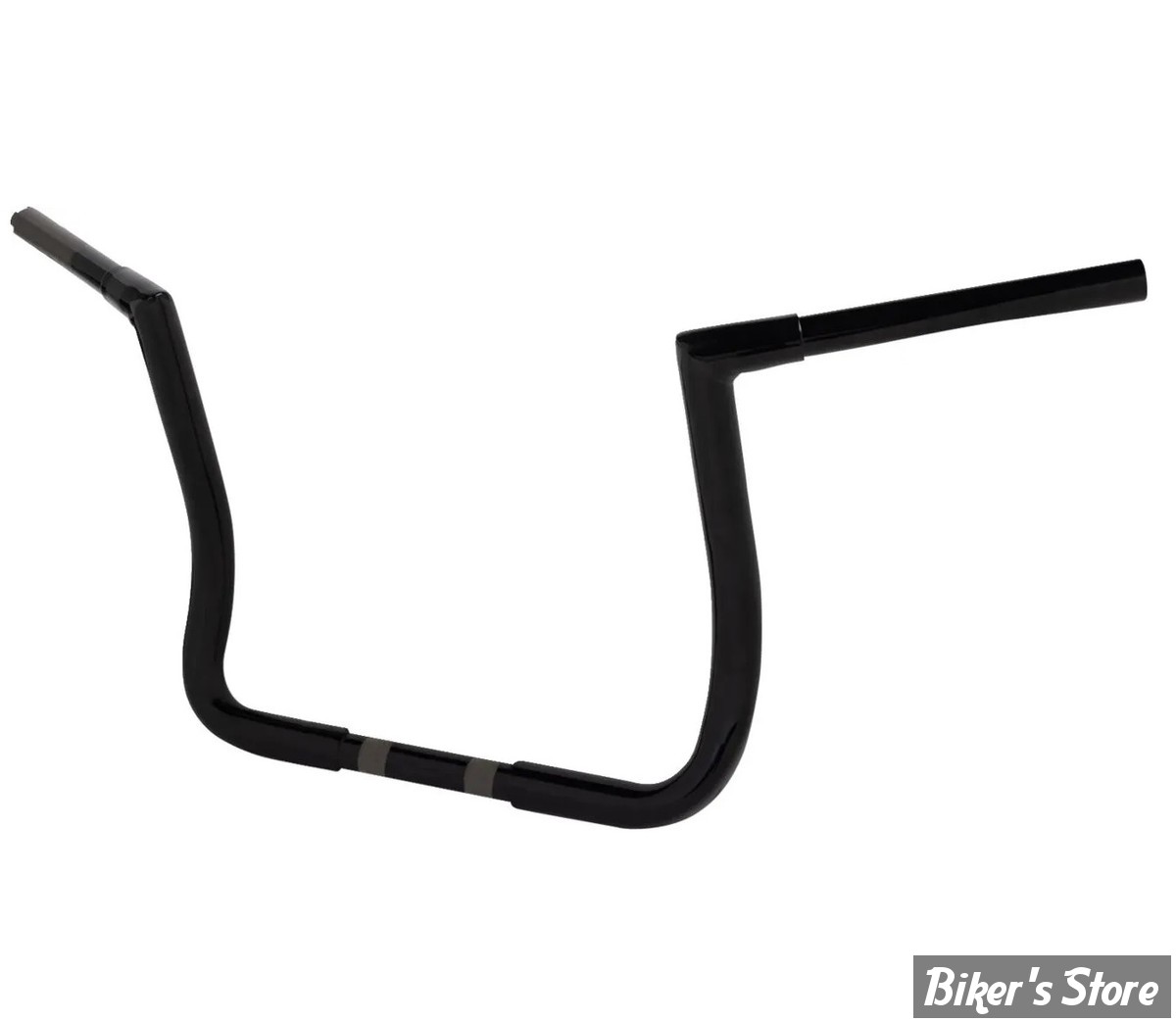 GUIDON 32MM SUR RISERS 25.40MM / GUIDON APEHANGER - HAUTEUR : 30.40CM / 12" - LA CHOPPERS - Twin Peaks Handlebar - TOURING FLHT/FLHX 96/23 - NOIR BRILLANT - LA-7361-12BW