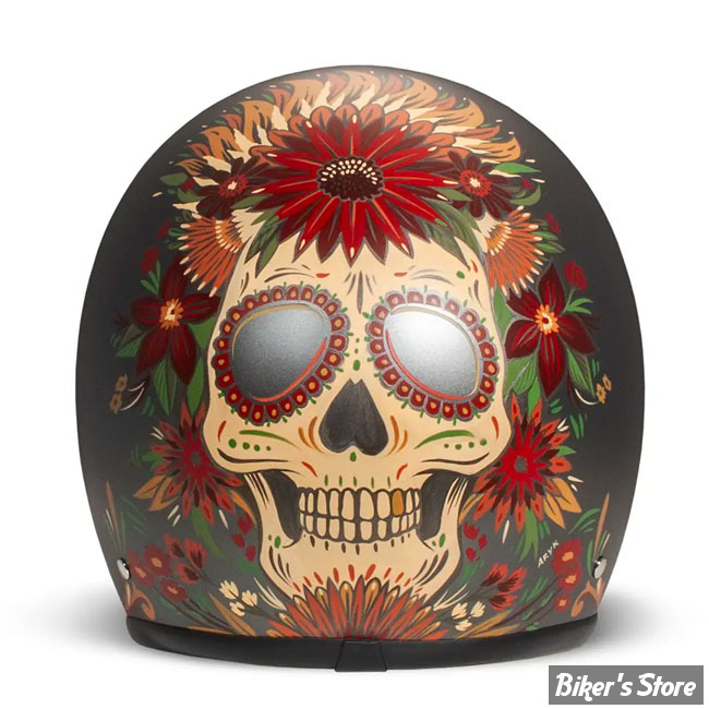 - CASQUE JET - DMD - RETRO - SKULL - ECE 22.06 - TAILLE S