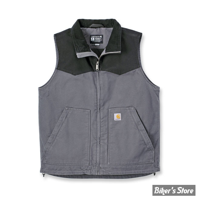 GILET SANS MANCHE - CARHARTT - Montana Duck vest - SHADOW / BLACK - TAILLE L