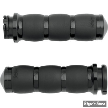 POIGNEES AVON - VELVET - AIR CUSHION GRIPS - NOIR - 956017 / AIR-96