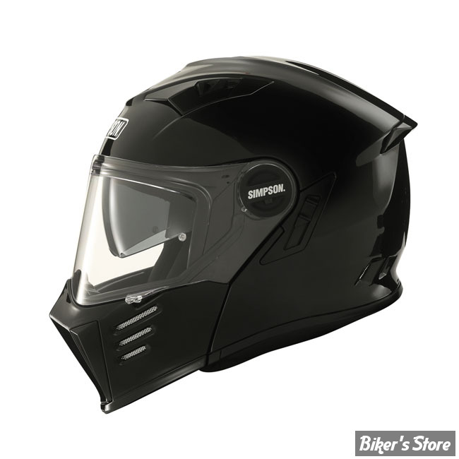 - CASQUE - SIMPSON - MODULAR - Simpson Darksome helmet - COULEUR : BLACK METAL - TAILLE S