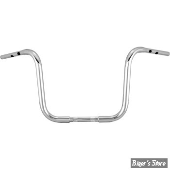 GUIDON APEHANGER HAUTEUR : 30.00CM / 12"- BURLY - GORILLA APES - 32MM / 1 1/4" - SOFTAIL 2025UP - CHROME - B12-1601C