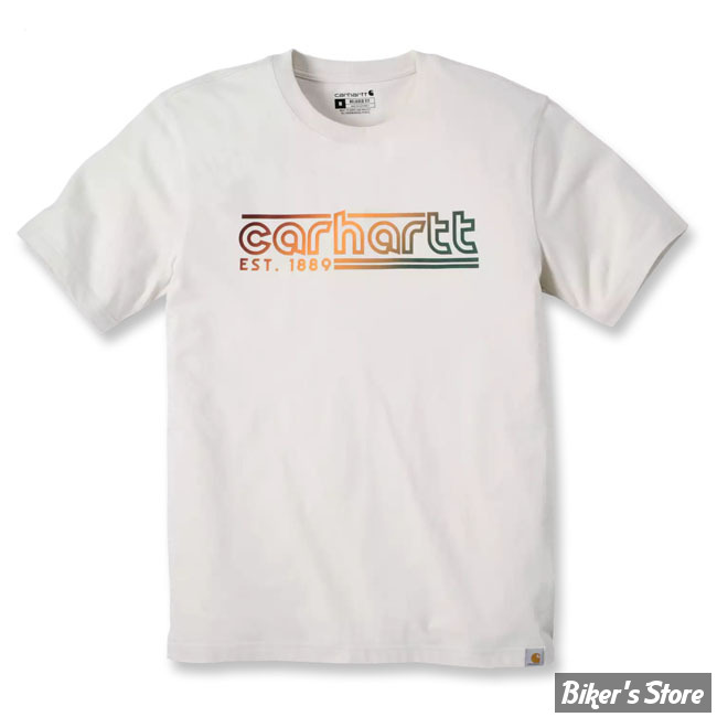 TEE-SHIRT - CARHARTT - Logo Graphic t-shirt - oat milk - TAILLE L