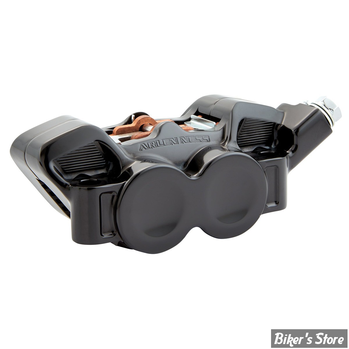 ETRIER RADIAL - ENTRE AXES : 100MM - ETRIER AVANT ARLEN NESS - 4-PISTONS - 100MM MONOBLOCK RADIAL BRAKE CALIPER - COTÉ : DROIT - NOIR - 320-004