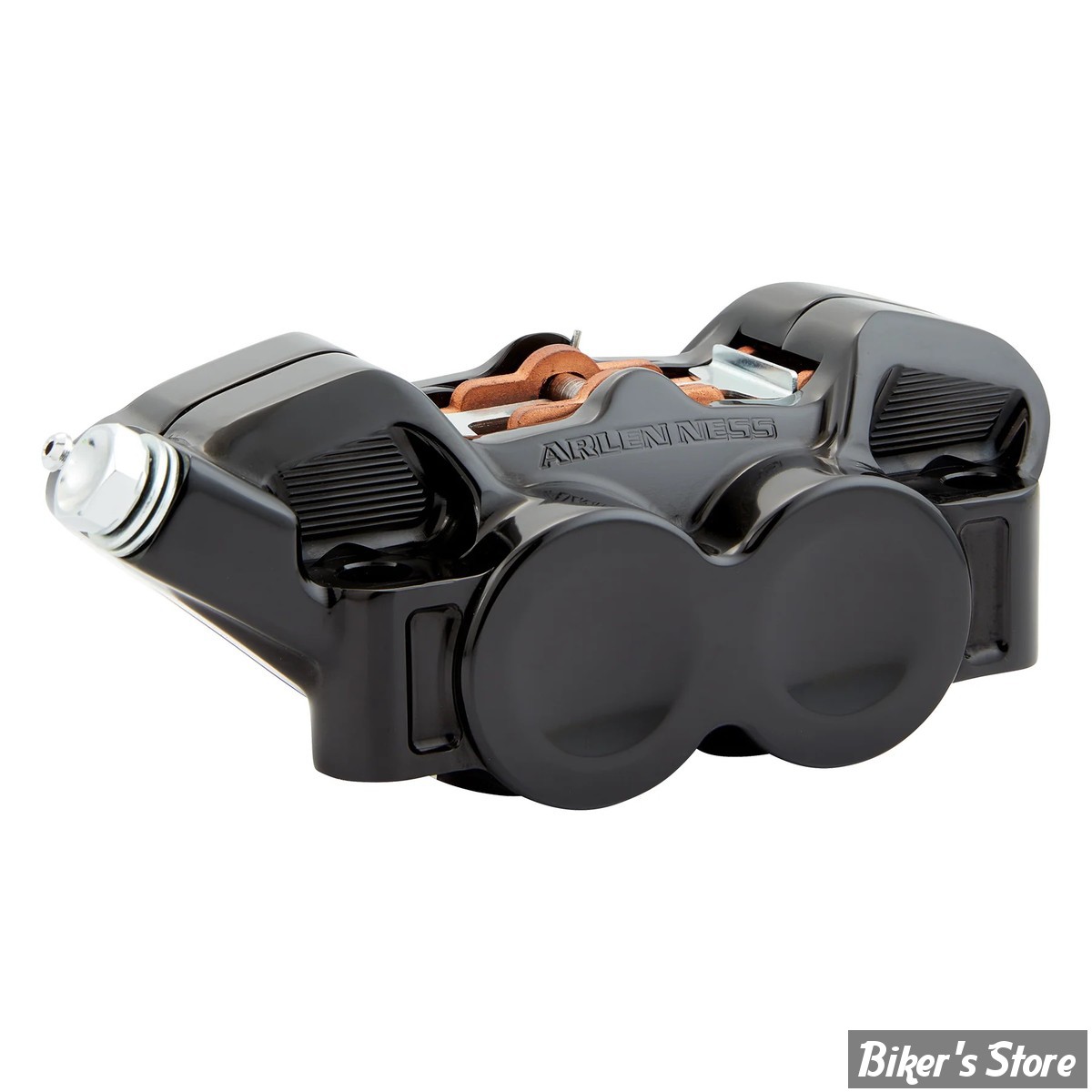 ETRIER RADIAL - ENTRE AXES : 100MM - ETRIER AVANT ARLEN NESS - 4-PISTONS - 100MM MONOBLOCK RADIAL BRAKE CALIPER - COTÉ : GAUCHE - NOIR - 320-002