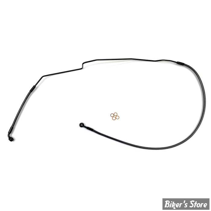DURITE DE FREIN AVANT (PARTIE HAUTE) - LONGUEUR : 108.30 cm / 42 5/8" / +2" - OEM 1913248 / 1913851 - INDIAN 20UP - MAGNUM - Sterling Chromite II - Noir Black Pearl - AS475142
