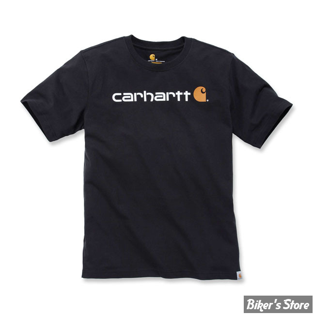 TEE-SHIRT - CARHARTT - CORE LOGO - NOIR - TAILLE M