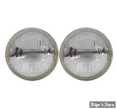 ECLATE K - PIECE N° 12 - 4" 1/2 - OPTIQUE SCELLÉ - 12V / 30W - OEM 68674-69 - V-TWIN - LA PAIRE - (NEUF: NI REPRIS, NI ECHANGE)