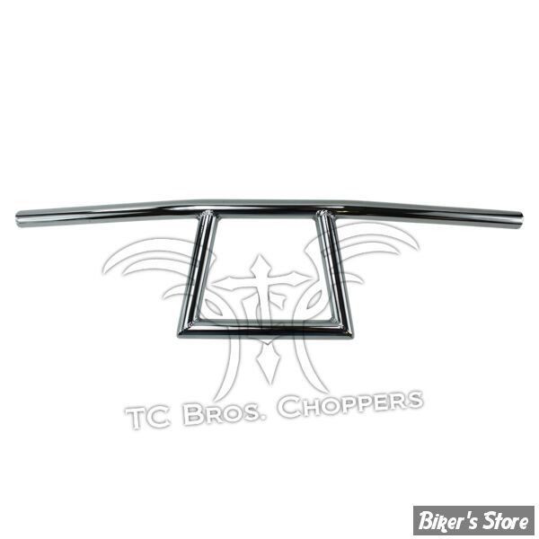 -  Guidon TC. BROS - TC BROS. 1" WINDOW HANDLEBAR - SANS  EMPREINTES - CHROME - 101-0137