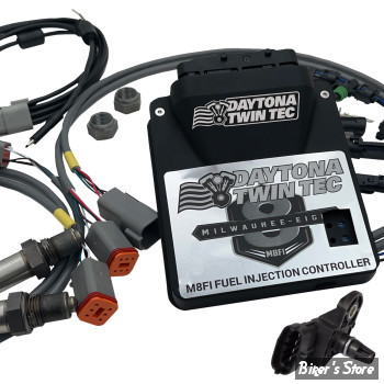-  DAYTONA TWIN TEC - BOÎTIER DE REPROGRAMMATION ÉLECTRONIQUE AUTOMATIQUE - M8FI G9 – Race ECU – HD M8 – Touring 21/23 - 2 Bar Turbo (210 kPa / 15 psi) - 17819
