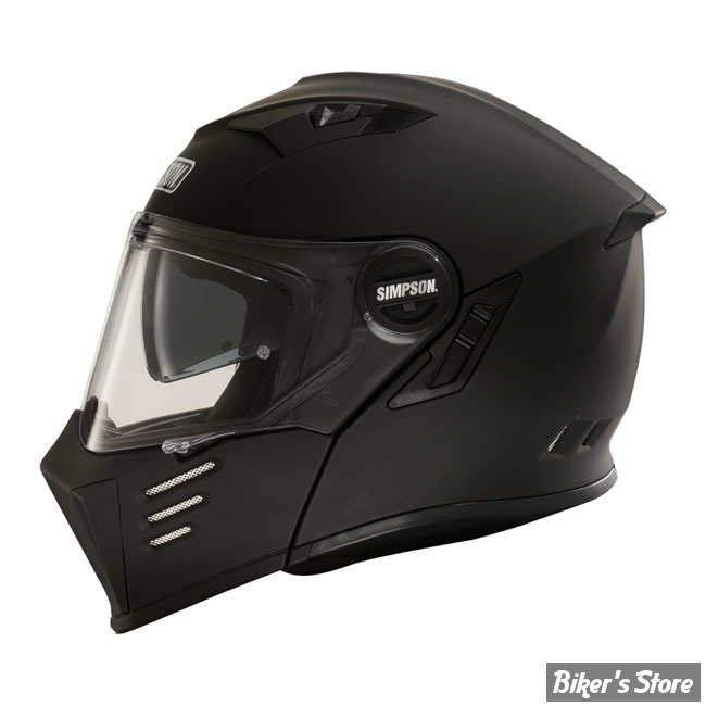 - CASQUE - SIMPSON - MODULAR - Simpson Darksome helmet - COULEUR : NOIR MAT - TAILLE XXL