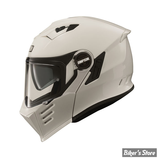 - CASQUE - SIMPSON - MODULAR - Simpson Darksome helmet - COULEUR : BLANC - TAILLE L