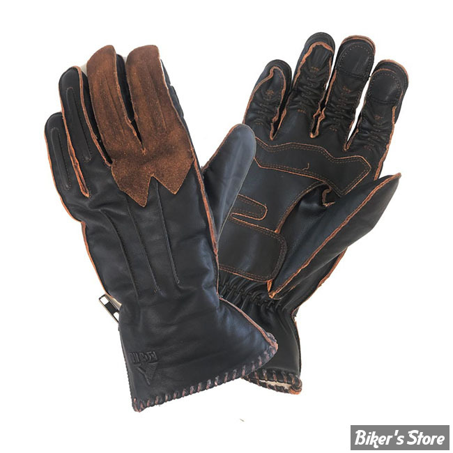 GANTS - BY CITY - WINTER SKYN - MOUTARDE / MARRON - TAILLE S