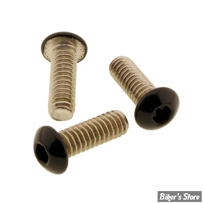 KIT VISSERIE DE CACHES LATÉRAUX - OEM 3033 - SOFTAIL M8 2018UP - SCREWS4BIKES - NOIR MAT -  SA.HD.1.swm
