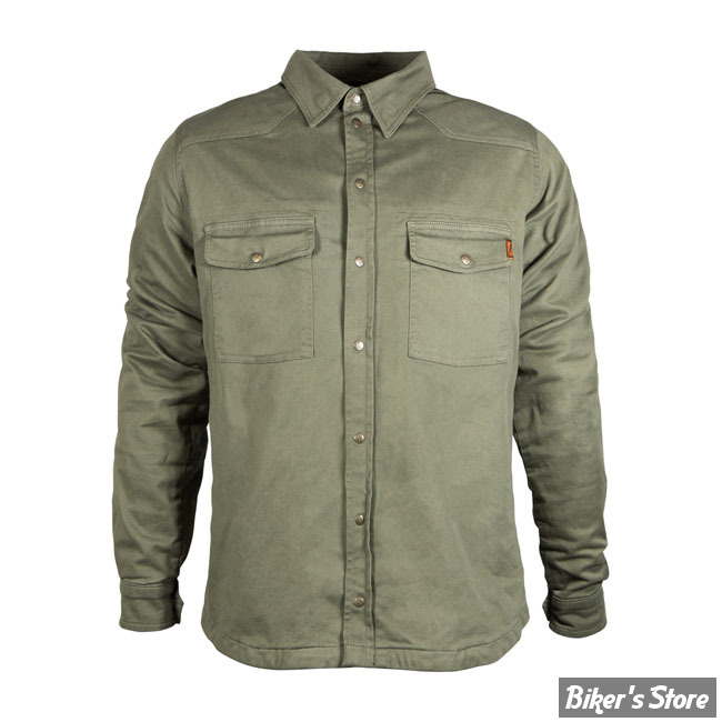 VESTE - JOHN DOE - MOTORSHIRT XTM - OLIVE - TAILLE XS