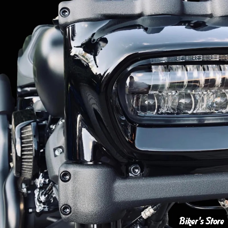 ECLATE N - PIECE N° 20 - KIT VISSERIE DE TES DE FOURCHE - OEM 10200541 - SOFTAIL M8 2018UP - SCREWS4BIKES - NOIR BRILLANT - GK.HD.3.sw