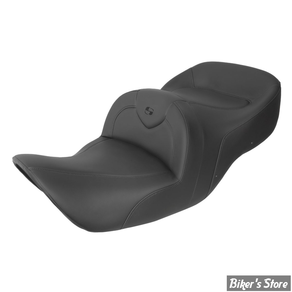 SELLE DUO SADDLEMEN - HONDA GOLDWING GL1800 01/10 - GL1800 ROADSOFA™ SEAT - SANS DOSSIER CONDUCTEUR - NOIR - CHAUFFANTE -  H01-07-187