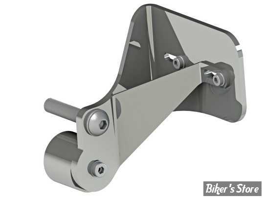 -  SUPPORT DE PLAQUE LATERALE - THUNDERBIKE - SPORTSTER 2004/2020 - DESIGN : SHORT - POLI - 28-76-023