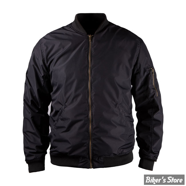 VESTE - JOHN DOE - FLIGHT JACKET - COULEUR : NOIR - TAILLE S